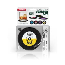 Rocket: Long Drink Coasters - Set Of 4