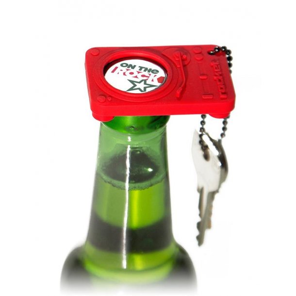 Rocket Gifts: Bottle Opener Keychain "Opening Act" OPENER & KEYCHAIN OPENING ACT