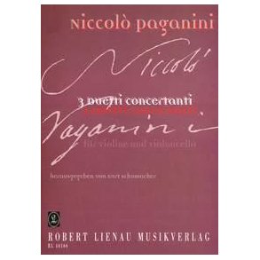 Niccolo Paganini: 3 Duetti Concertanti