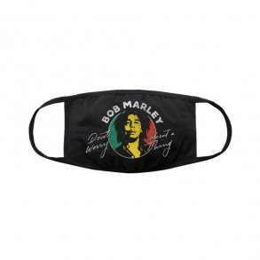 Bob Marley Don't Worry Face Covering