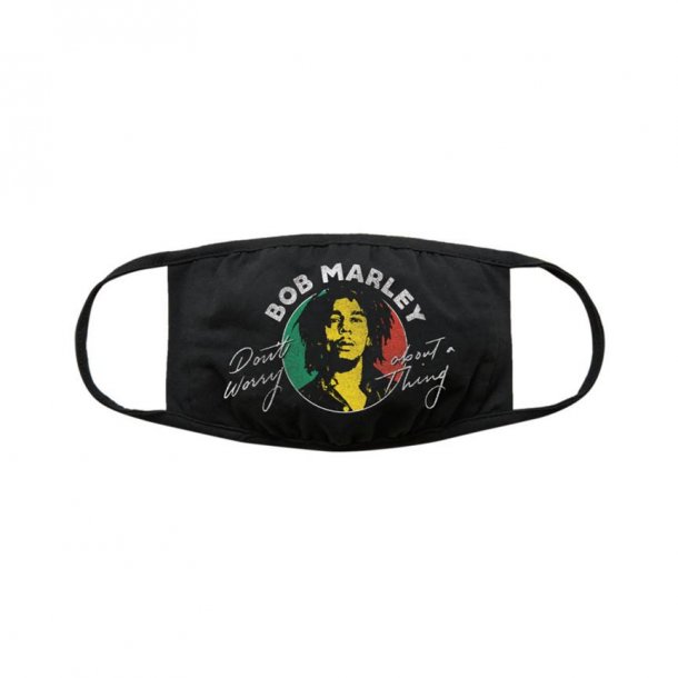 Bob Marley Don't Worry Mundbind i stof Face Covering