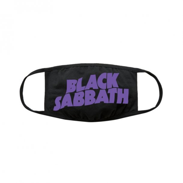 Black Sabbath Wavy Logo Mundbind i stof Face Covering