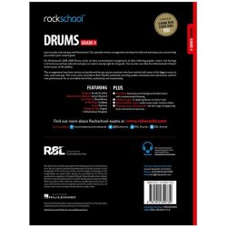 Rockschool: Drums Grade 4 2018+ (Book/Audio)