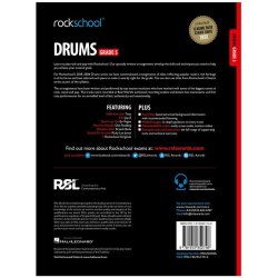Rockschool: Drums Grade 5 2018+ (Book/Audio)