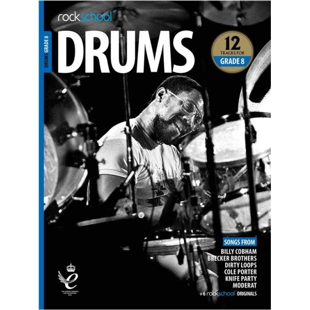 Rockschool: Drums Grade 8 2018+ (Book/Audio)