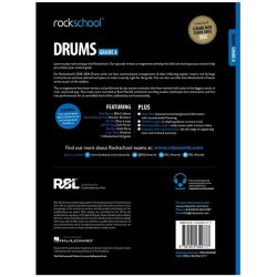 Rockschool: Drums Grade 8 2018+ (Book/Audio)