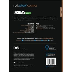 Rockschool Classics: Drums Grade 2 2018+ (Book/Audio)