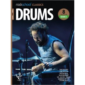 Rockschool Classics: Drums Grade 3 2018+ (Book/Audio)