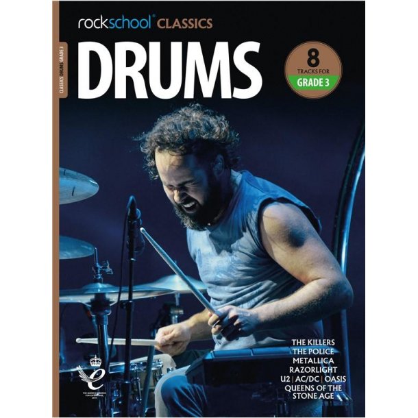 Rockschool Classics: Drums Grade 3 2018+ (Book/Audio)