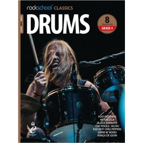 Rockschool Classics: Drums Grade 4 2018+ (Book/Audio)
