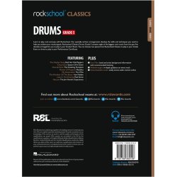 Rockschool Classics: Drums Grade 5 2018+ (Book/Audio)