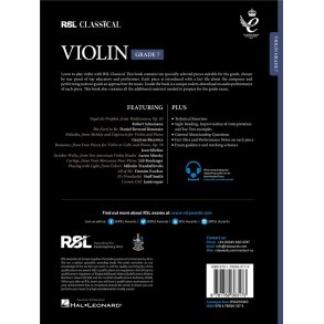 RSL Classical Violin Grade 7 (2021)