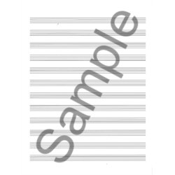 Cahier De Musique &Agrave; 12 Port&eacute;es - Grand Format