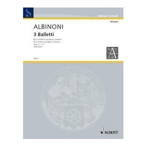 Three Balletti op. 3/1-3