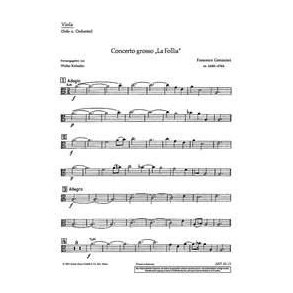 Concerto grosso : La Follia from Corellis op. 5/12