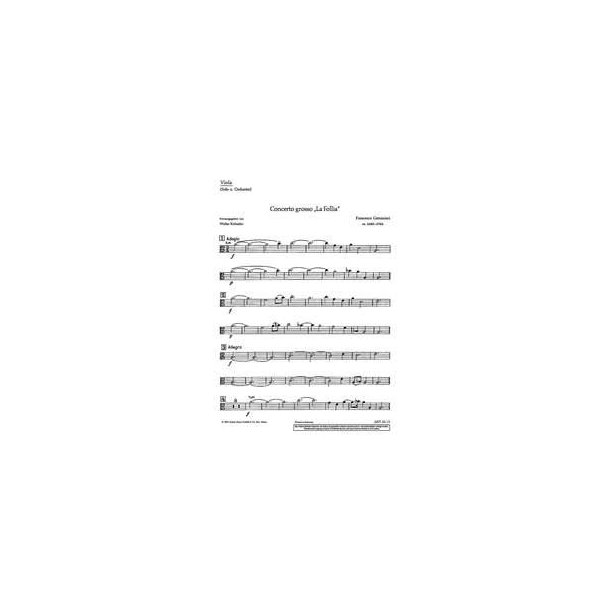 Concerto grosso : La Follia from Corellis op. 5/12