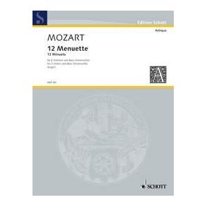 12 Minuets nach KV 599, 601, 604