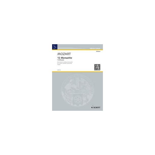 12 Minuets nach KV 599, 601, 604