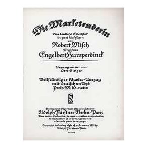 Die Marketenderin : Eine Deutsche Spieloper In Zwei Aufzügen