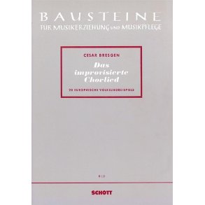 Das improvisierte Chorlied : 20 europaische Volksliedbeispiele