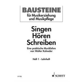 Singen Horen Schreiben 1 Lehrhef