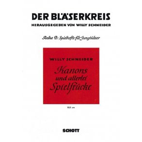 Kanons und allerlei Spielstucke : for the first cooperation