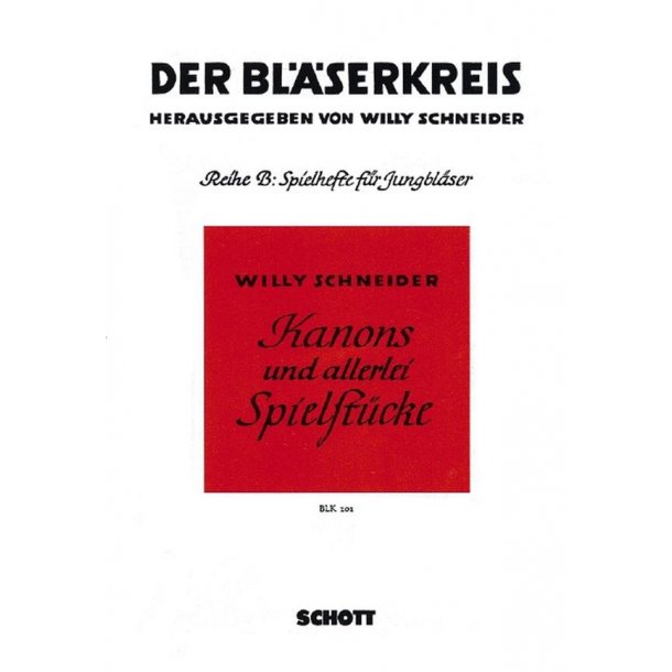 Kanons und allerlei Spielstucke : for the first cooperation