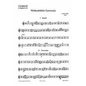 Weihnachtliche Turmmusik : Funfstimmige Satze fur Blechblaser in variabler Besetzung