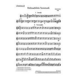 Weihnachtliche Turmmusik : Funfstimmige Satze fur Blechblaser in variabler Besetzung