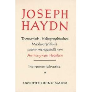 Joseph Haydn Band 1 : Thematisch-bibliographisches Werkverzeichnis