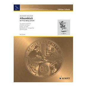 Albumblatt E flat major : fur Frau Betty Schott