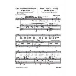 Sand-Man's Lullaby : I shut the children's peepers, sh! from Hansel and Gretel