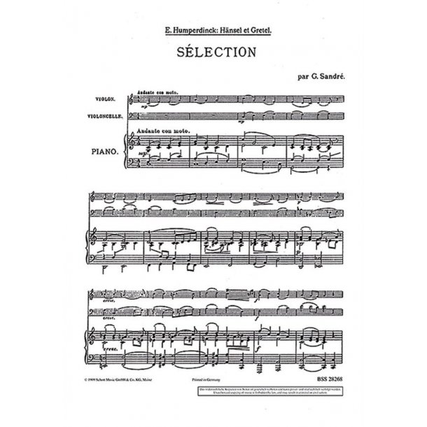 Hansel and Gretel : Eine Auswahl