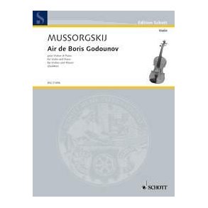 Air de Boris Godounov : after the original edition