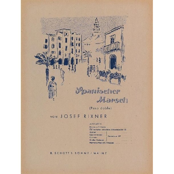 Spanish March : from the suite Frohes Wochenend
