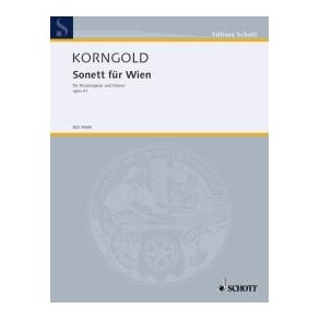 Sonett fur Wien op. 41 : for mezzo soprano and piano