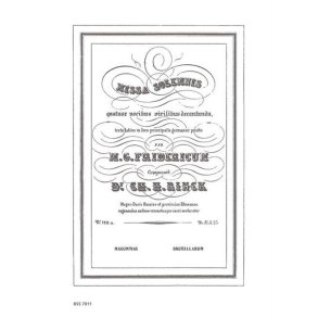Missa Solemnis : quatuor vocibus virilibus decantanda