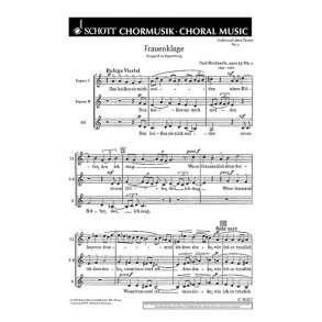 Lieder nach alten Texten op. 33 : 2. Frauenklage Nun heisen sie mich