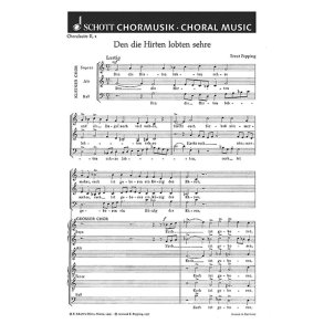 Choralsuite Teil II : 1. Den die Hirten lobeten sehre