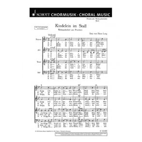 Frankische Weihnachtslieder : 1. Kindelein im Stall O Jesulein, o Gottes Sohn