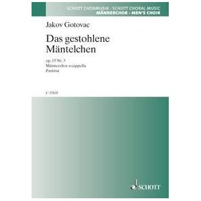 Das gestohlene Mantelchen op. 15/3 : Dafina, am feurigen Rotwein