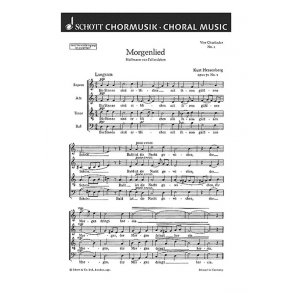 Vier Chorlieder op. 31 : 1. Morgenlied