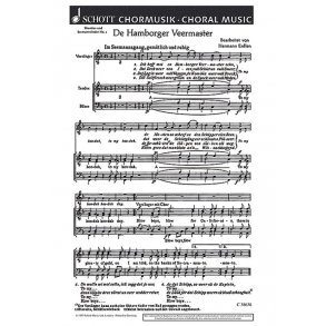 Hamborger Veermaster Koorpart.