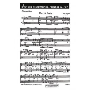 Der 23. Psalm op. 132 : Gott ist mein Hirt