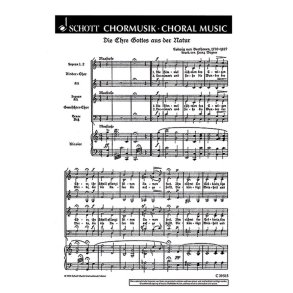 Die Ehre Gottes in der Natur op. 48/4 : Die Himmel ruhmen, C-Dur