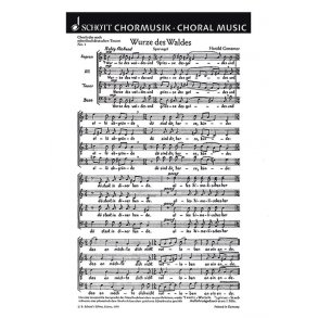 Funf Chorlieder GeWV 17 : 1. Wurze des Waldes / 2. Ich will truren fahren lan