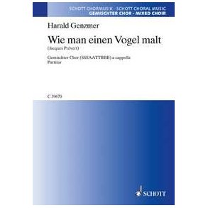 Funf Chore GeWV 20 : 1. Wie man einen Vogel malt Male zuerst einen Kafig