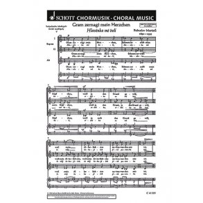 Tschechische Madrigale · Ceske madrigaly H 278 : 5. Gram zernagt mein Herzchen · Hlavenka me bolí