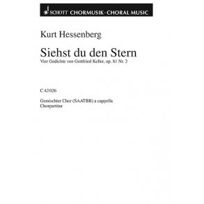 Vier Gedichte op. 81 : 2. Siehst du den Stern