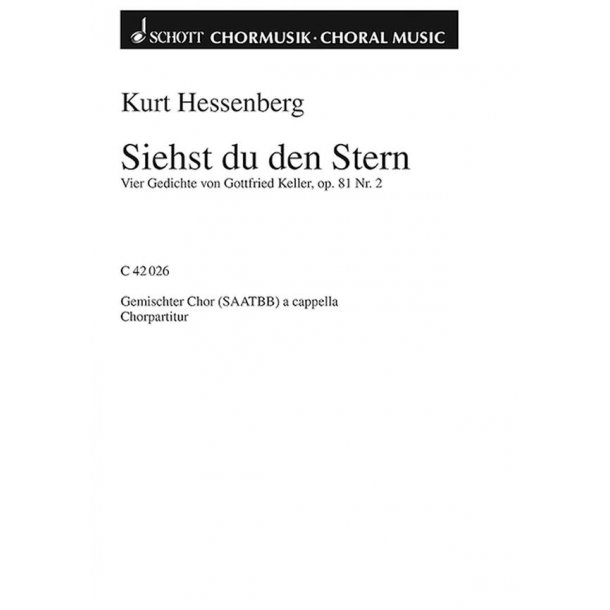 Vier Gedichte op. 81 : 2. Siehst du den Stern